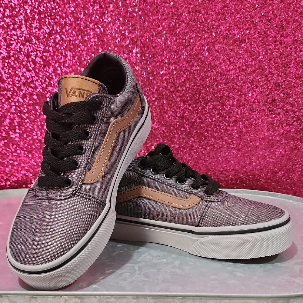 Vans Kids' Black and Brown Sneakers